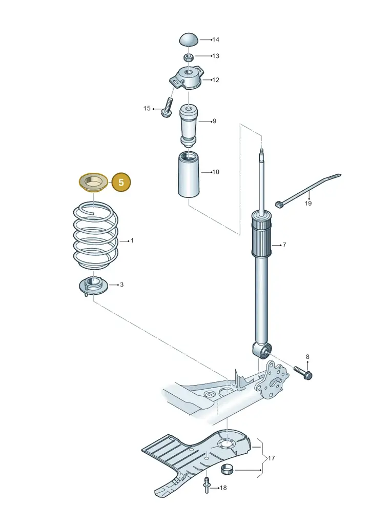 2Q0512149 — Skoda Fabia (2021-) diagram 837511000, position 5