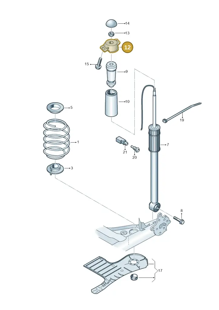 2Q0513353 — Skoda Kamiq (2019-) diagram 837511100, position 12