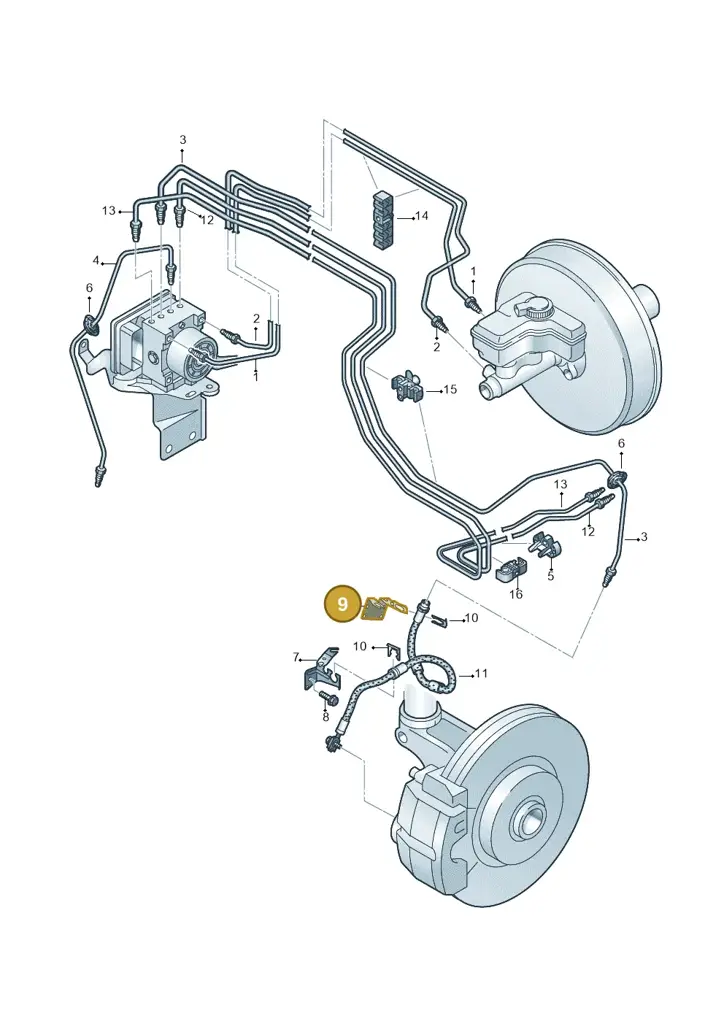 2Q0611846 — Skoda Fabia (2021-) diagram 745611200, position 9