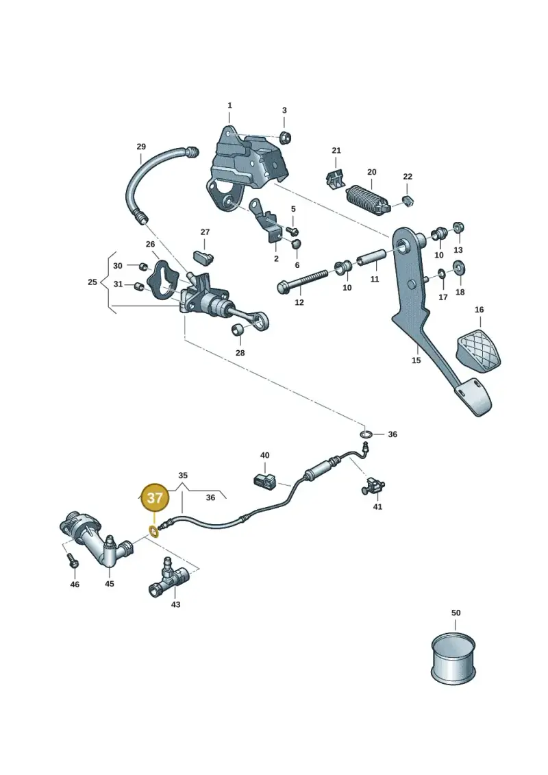 2Q0721741 — Skoda Kushaq (2021-) diagram 62i721250, position 37