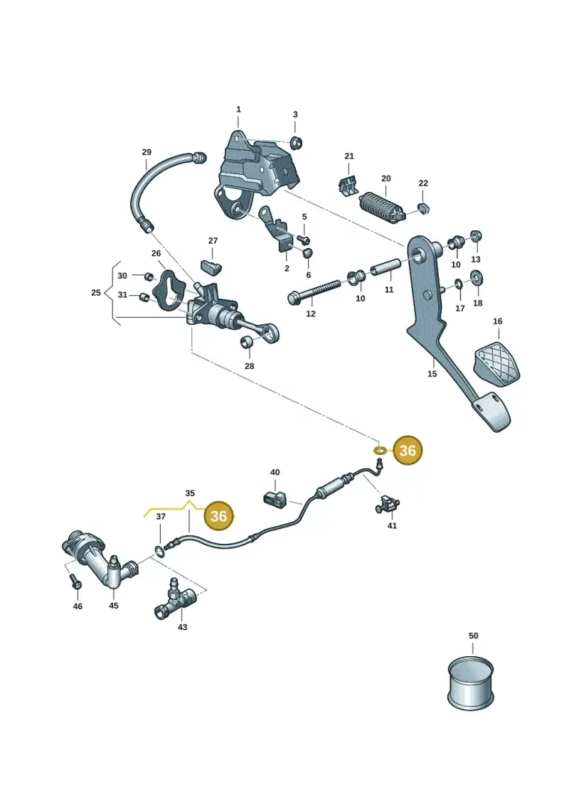 2Q0721741A — Skoda Kushaq (2021-) diagram 62i721250, position 36