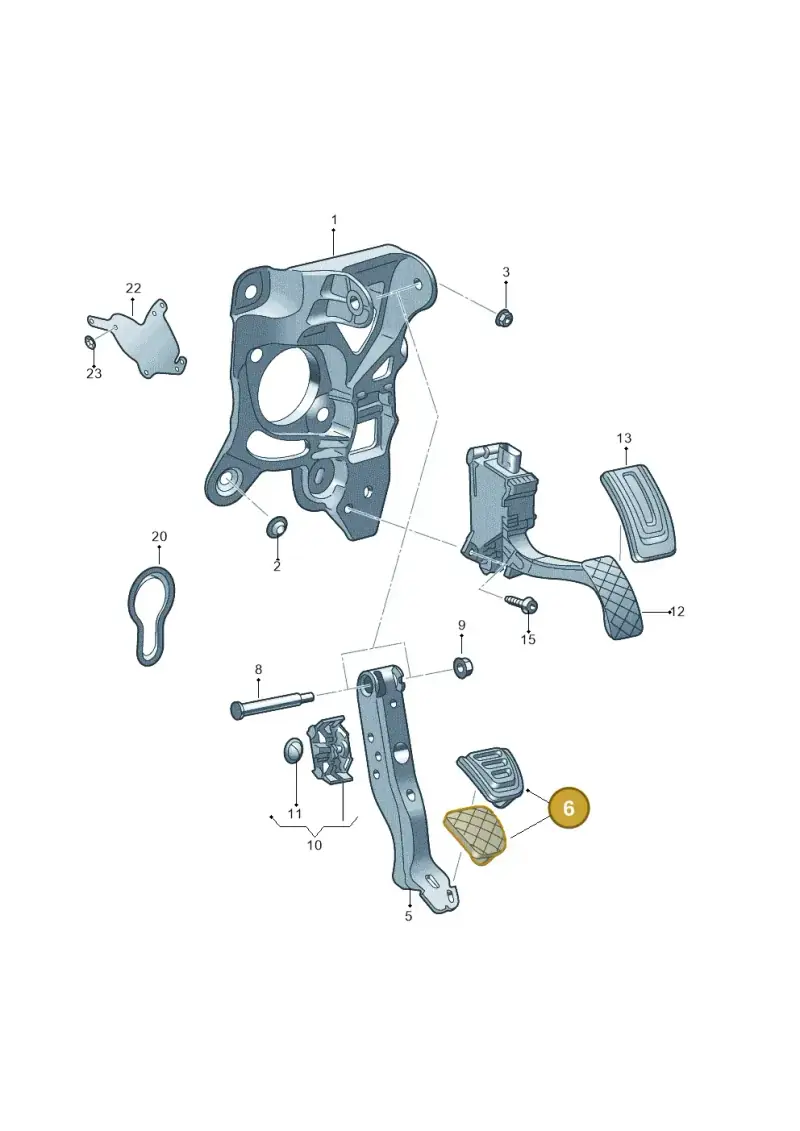 2Q0723173 — Skoda Fabia (2021-) diagram 837721700, position 6
