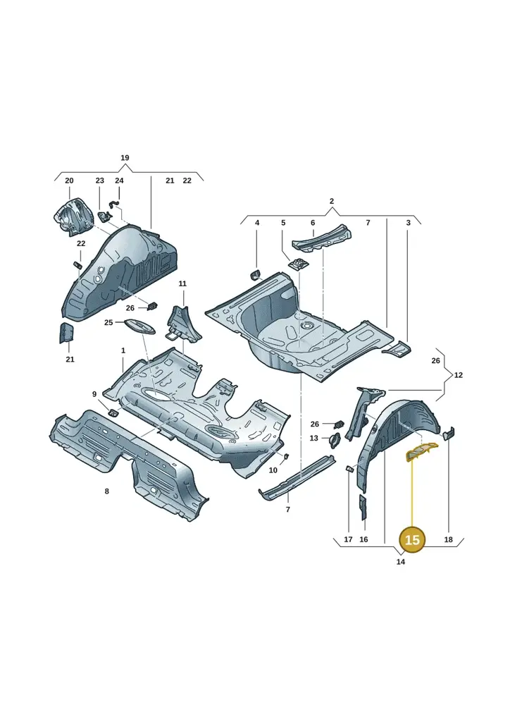 2Q0802191 — Skoda Fabia (2021-) diagram 6vn803030, position 15
