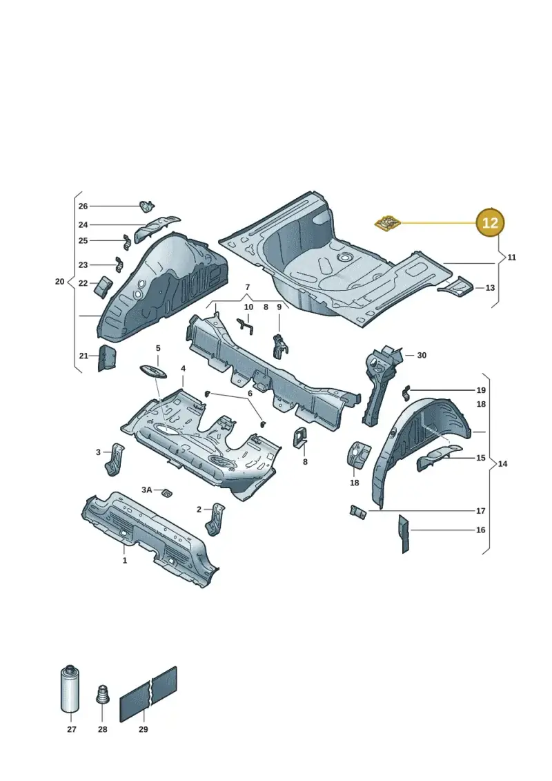 2Q0803274A — Skoda Kushaq (2021-) diagram 62t803030, position 12