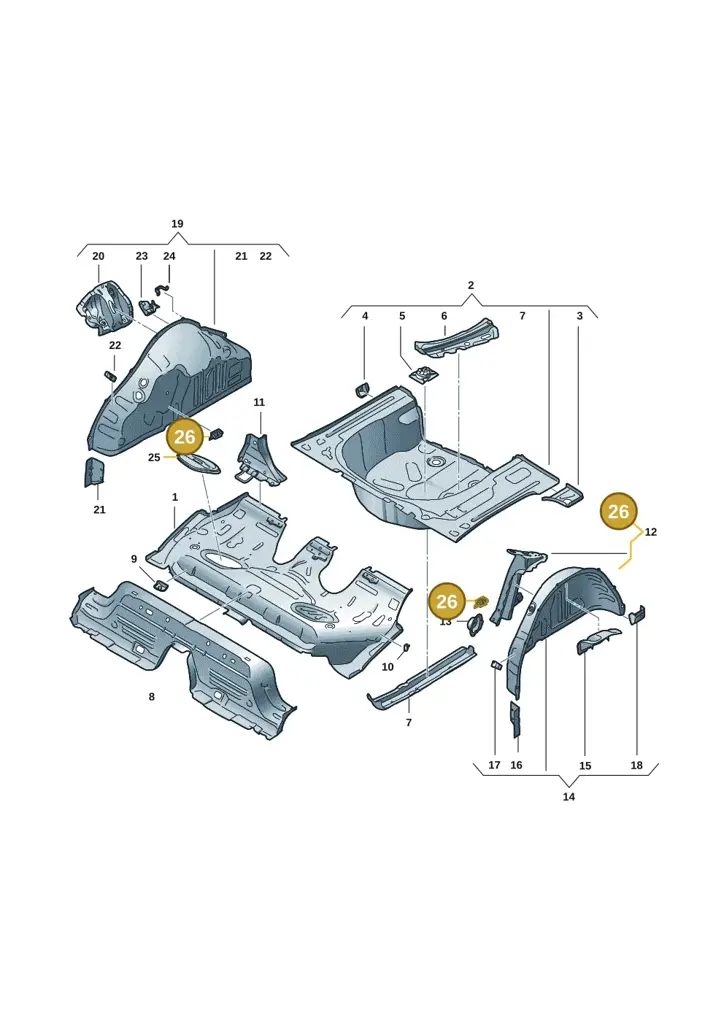 2Q0803849 — Skoda Fabia (2021-) diagram 6vn803030, position 26