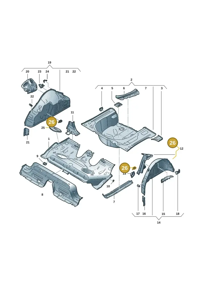 2Q0803849 — Skoda Fabia (2021-) diagram 6vn803030, position 26