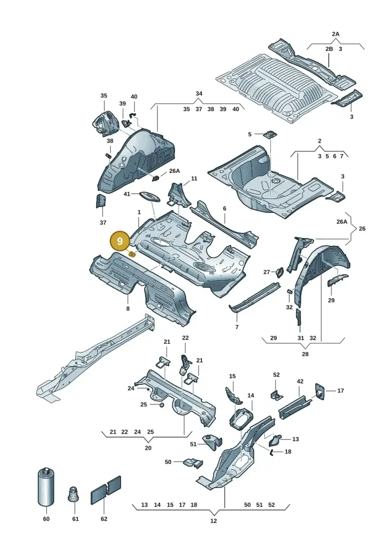 2Q0804866 — Skoda Kamiq (2019-) diagram 584803015, position 9
