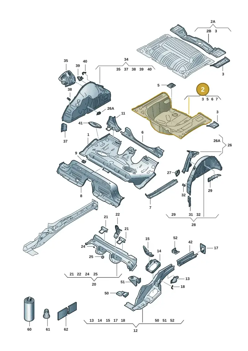 2Q0813114G — Skoda Kamiq (2019-) diagram 584803015, position 2