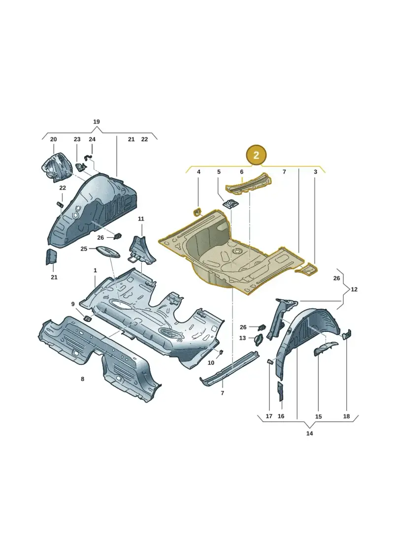 2Q0813114G — Skoda Fabia (2021-) diagram 6vn803030, position 2