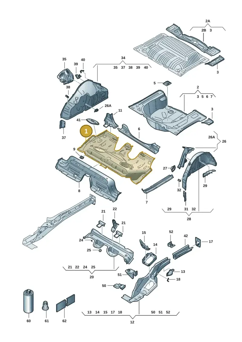2Q0813115C — Skoda Kamiq (2019-) diagram 584803015, position 1