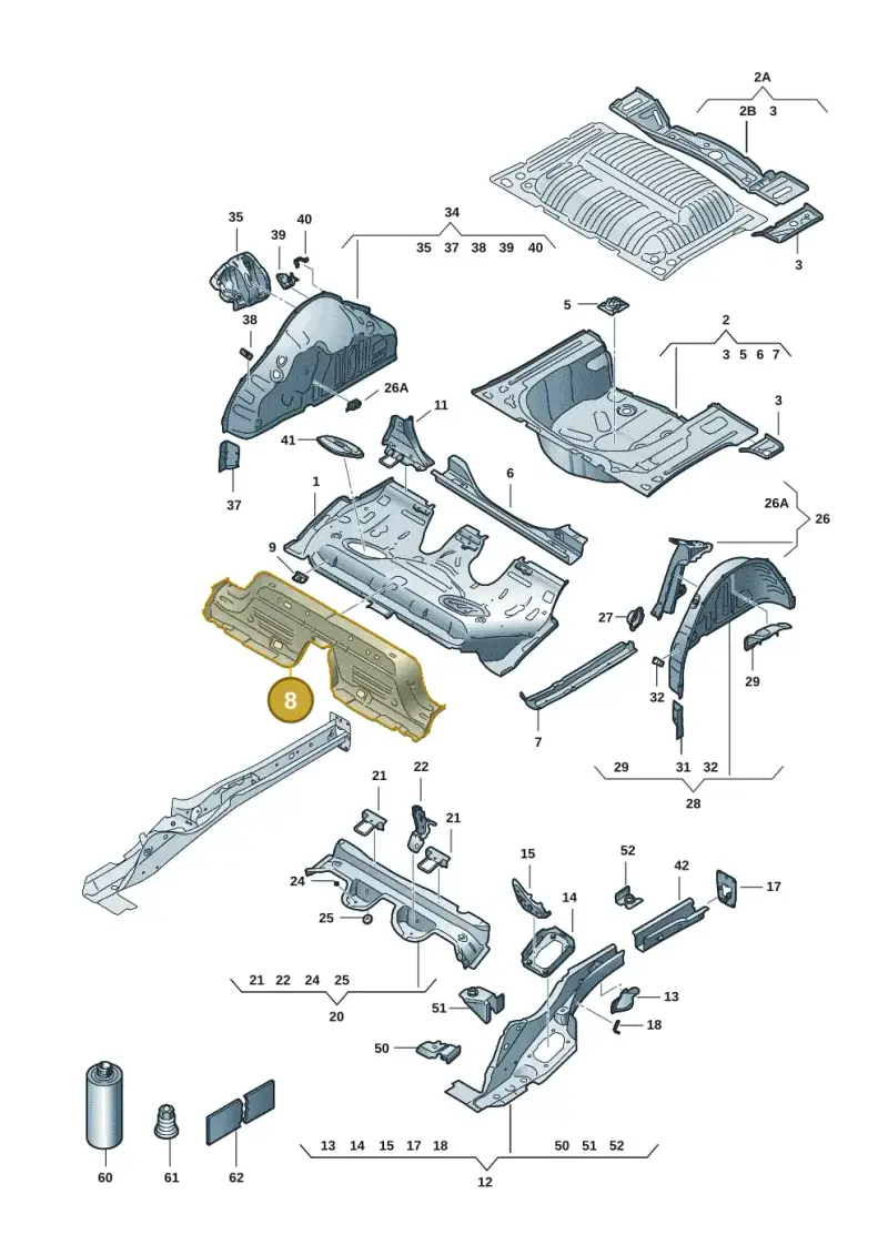 2Q0813146 — Skoda Kamiq (2019-) diagram 584803015, position 8