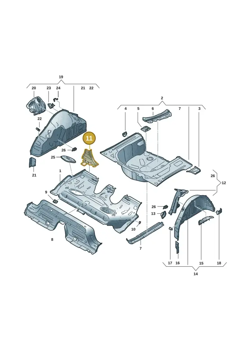 2Q0813173 — Skoda Fabia (2021-) diagram 6vn803030, position 11
