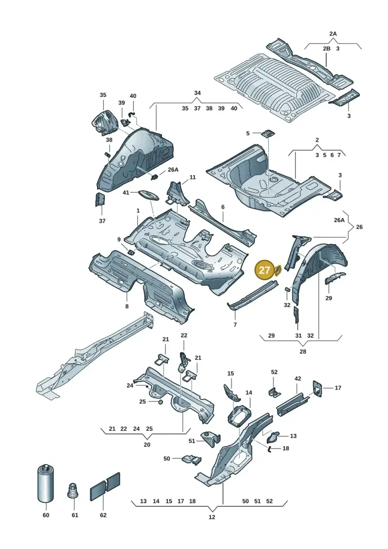 2Q0813722C — Skoda Kamiq (2019-) diagram 584803015, position 27
