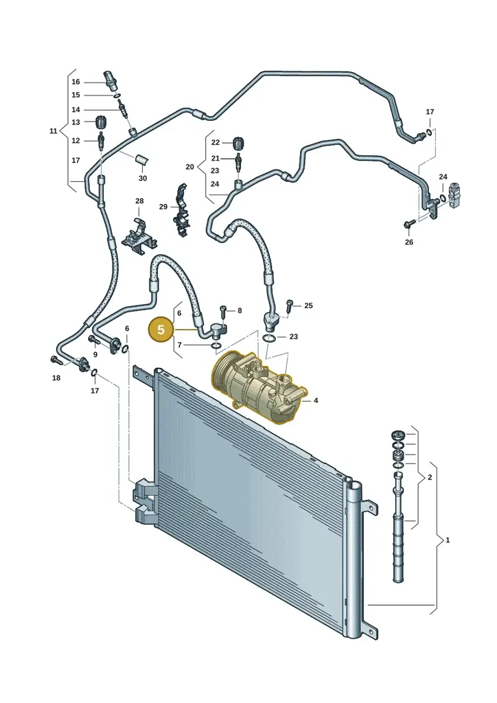 2Q0816721H — Skoda Fabia (2021-) diagram 6vn260050, position 5