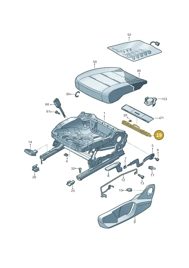 2Q0881545 — Skoda Fabia (2021-) diagram 6vn881001, position 19
