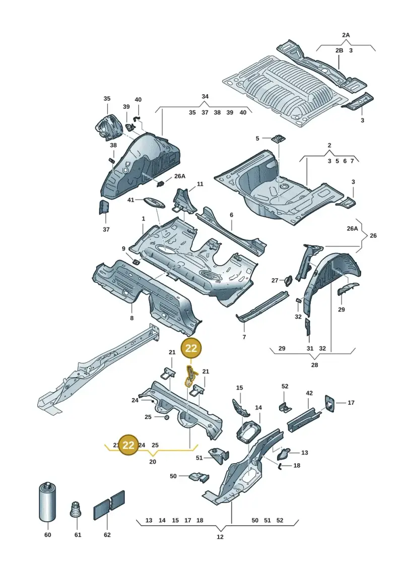 2Q0886187 — Skoda Kamiq (2019-) diagram 584803015, position 22