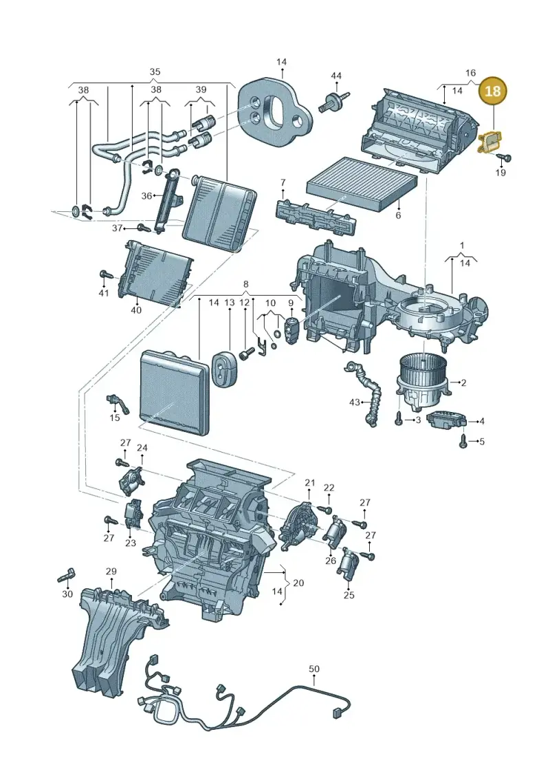 2Q0907511F — Skoda Fabia (2021-) diagram 587820200, position 18