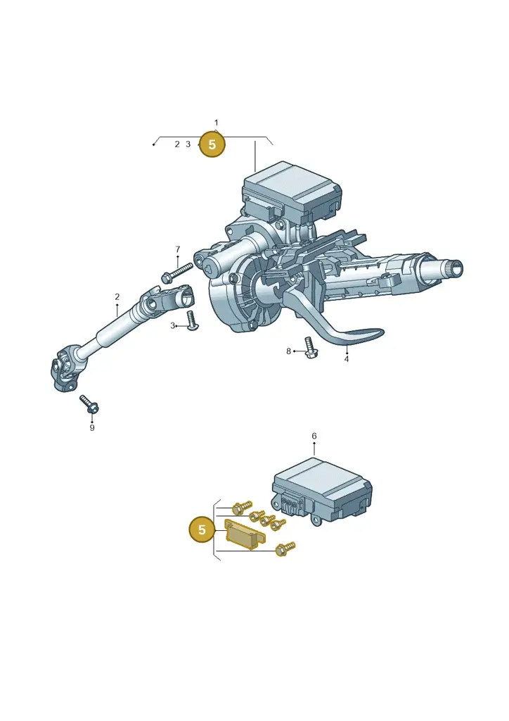 2Q0909991 — Skoda Fabia (2021-) diagram 837423200, position 5