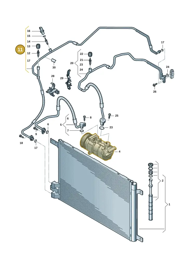 2Q1816741H — Skoda Fabia (2021-) diagram 6vn260050, position 11
