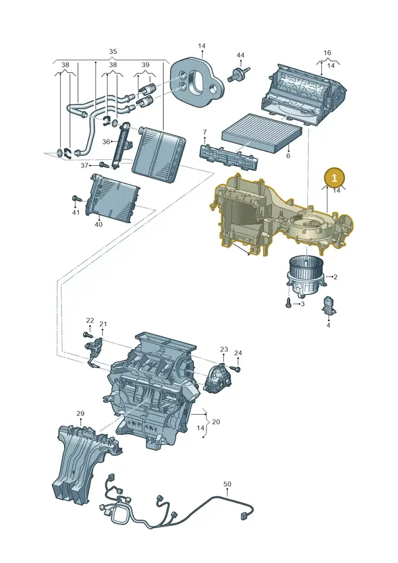 2Q1819007A — Skoda Fabia (2021-) diagram 587819100, position 1