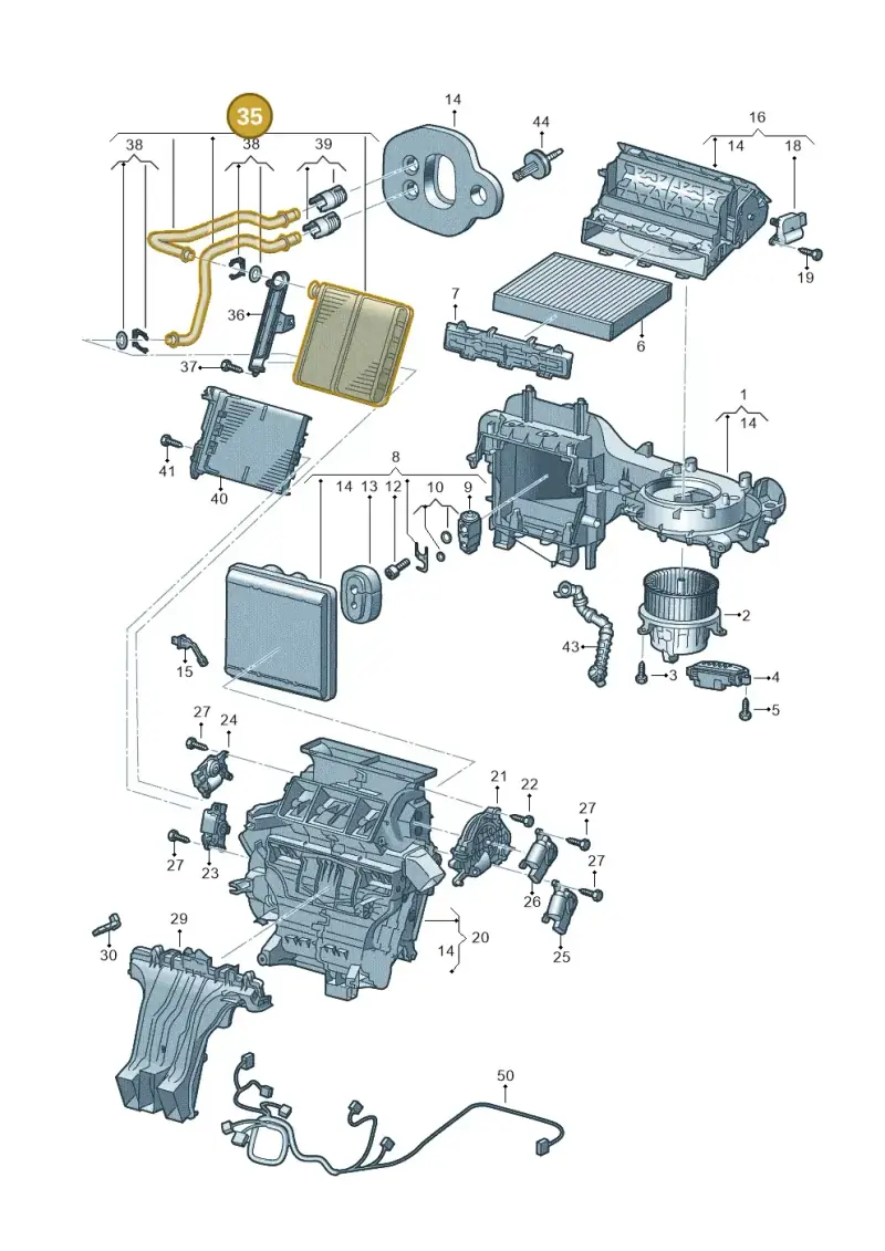 2Q1819030 — Skoda Fabia (2021-) diagram 587820200, position 35