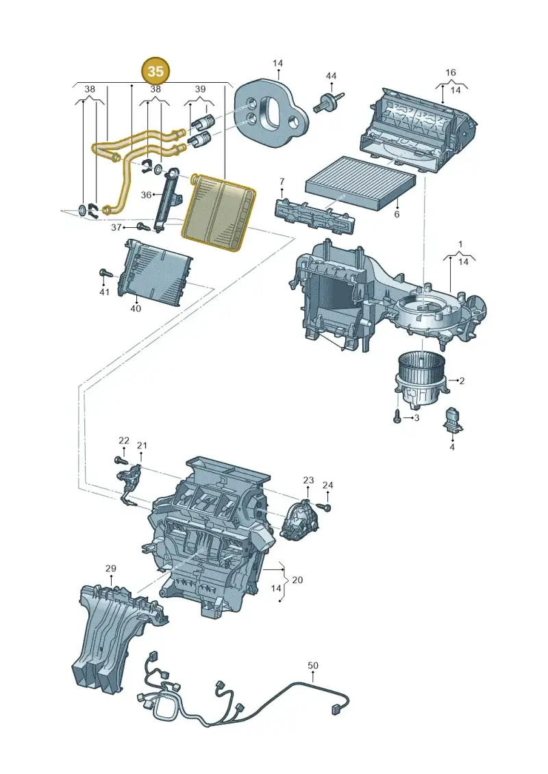 2Q1819030 — Skoda Fabia (2021-) diagram 587819100, position 35