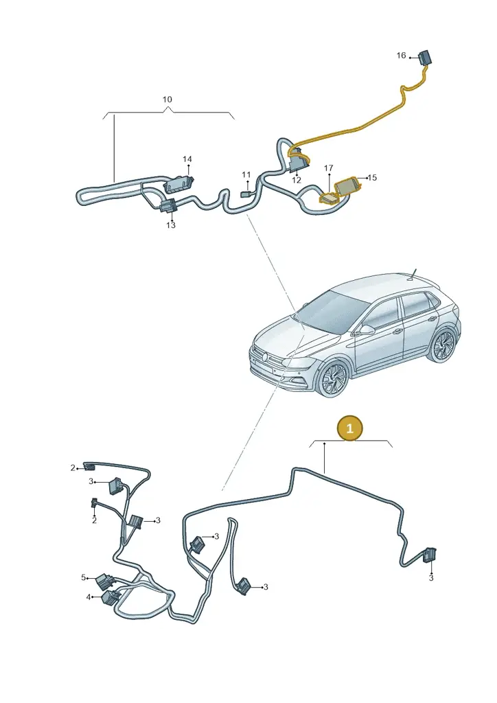 2Q1971566E — Skoda Fabia (2021-) diagram 837972450, position 1