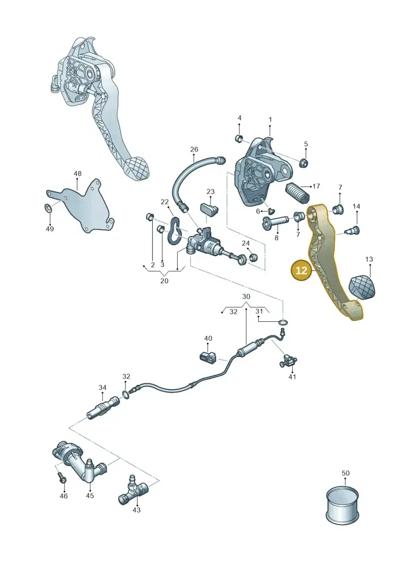 2Q2721321B — Skoda Kamiq (2019-) diagram 837721250, position 12