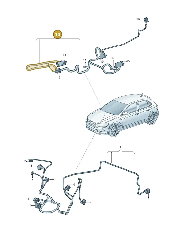 2Q2971566C — Skoda Fabia (2021-) diagram 837972450, position 10
