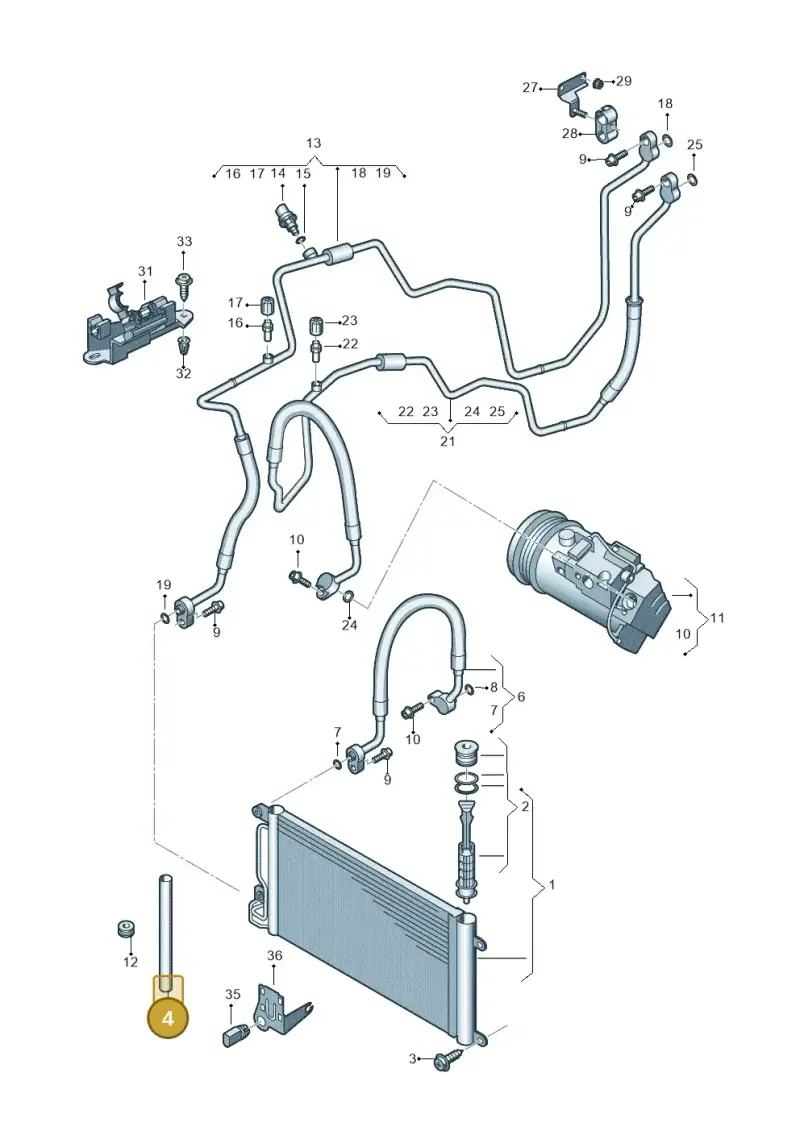 321820061D — Skoda Fabia (2014-2022) diagram 797260040, position 4