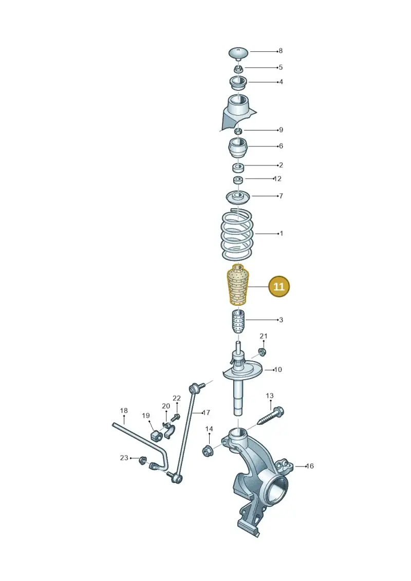 357413175A — Skoda Citigo (2019-2021) diagram 797411000, position 11
