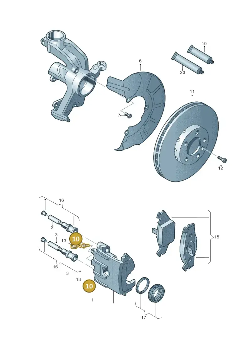 357615273 — Skoda Roomster (2010-2015) diagram 672615160, position 10