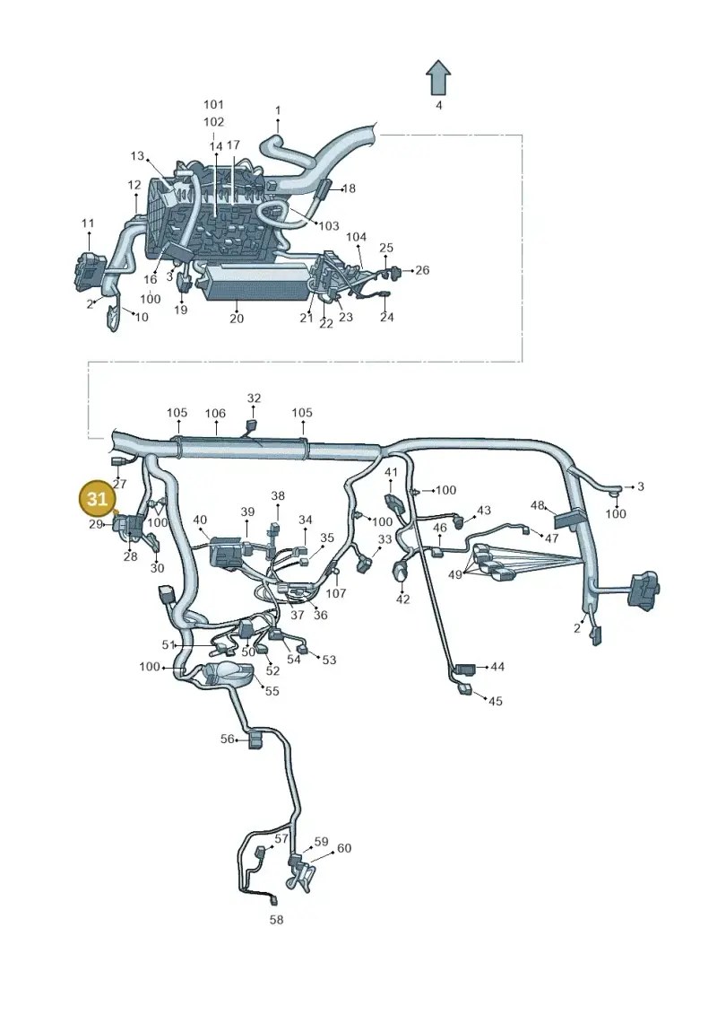 3B0972706 — Skoda Rapid (2012-2022) diagram 740971850, position 31