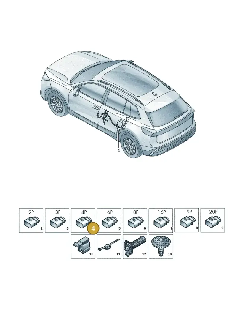 3B0972732 — Skoda Kodiaq (2024-) diagram 57x972340, position 4