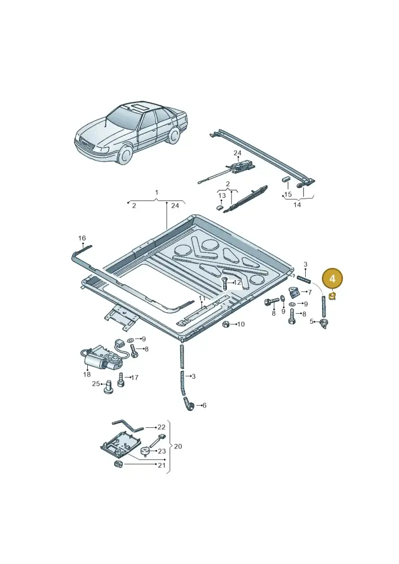 3B7877237 — Skoda SUPERB                 02> (2001-) diagram 118877200, position 4