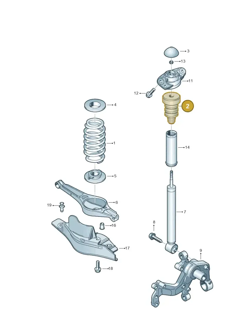 3C0511359 — Skoda Yeti (2013-2017) diagram 632511000, position 2