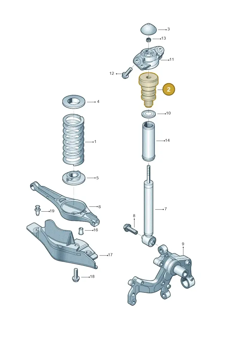 3C0511359 — Skoda Yeti (2013-2017) diagram 767511000, position 2