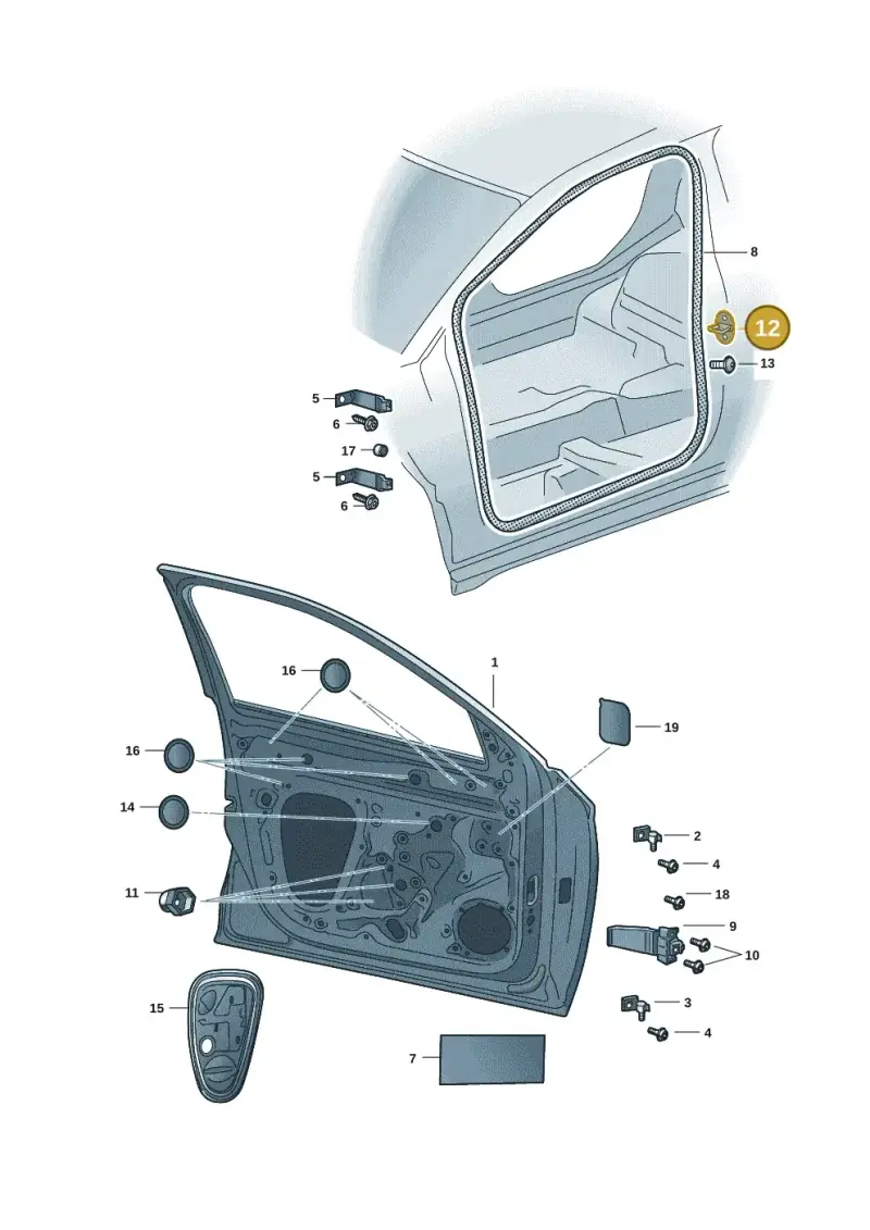 3C0837767A — Skoda Fabia (2021-) diagram 6vn831000, position 12