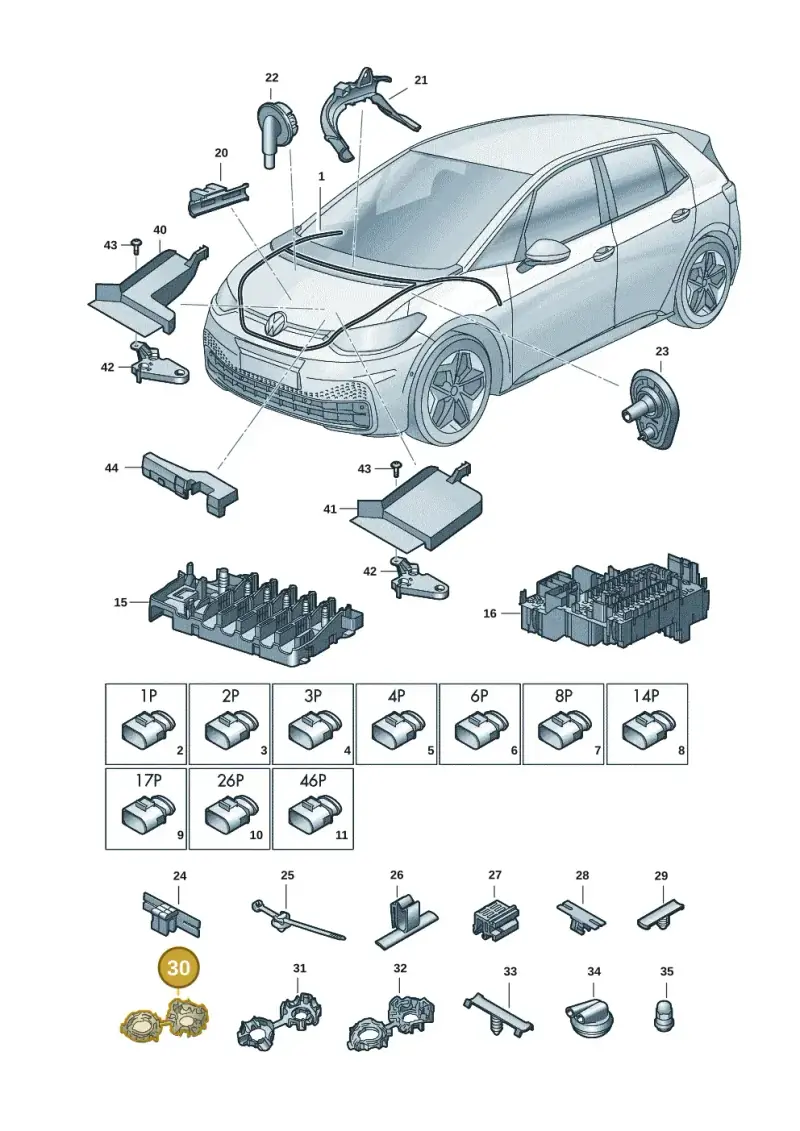 3C0971260A — Skoda Enyaq (2020-) diagram 10a971080, position 30