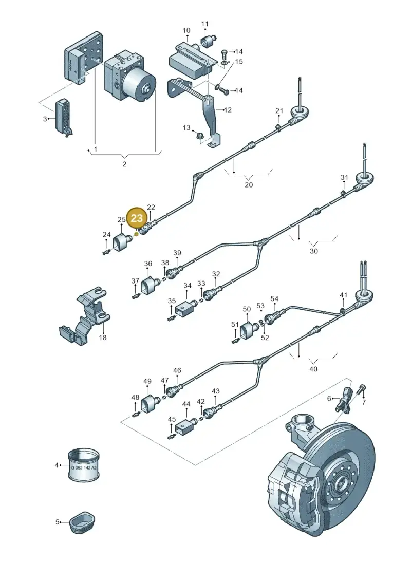 3C0972741 — Skoda Yeti (2013-2017) diagram 419927000, position 23