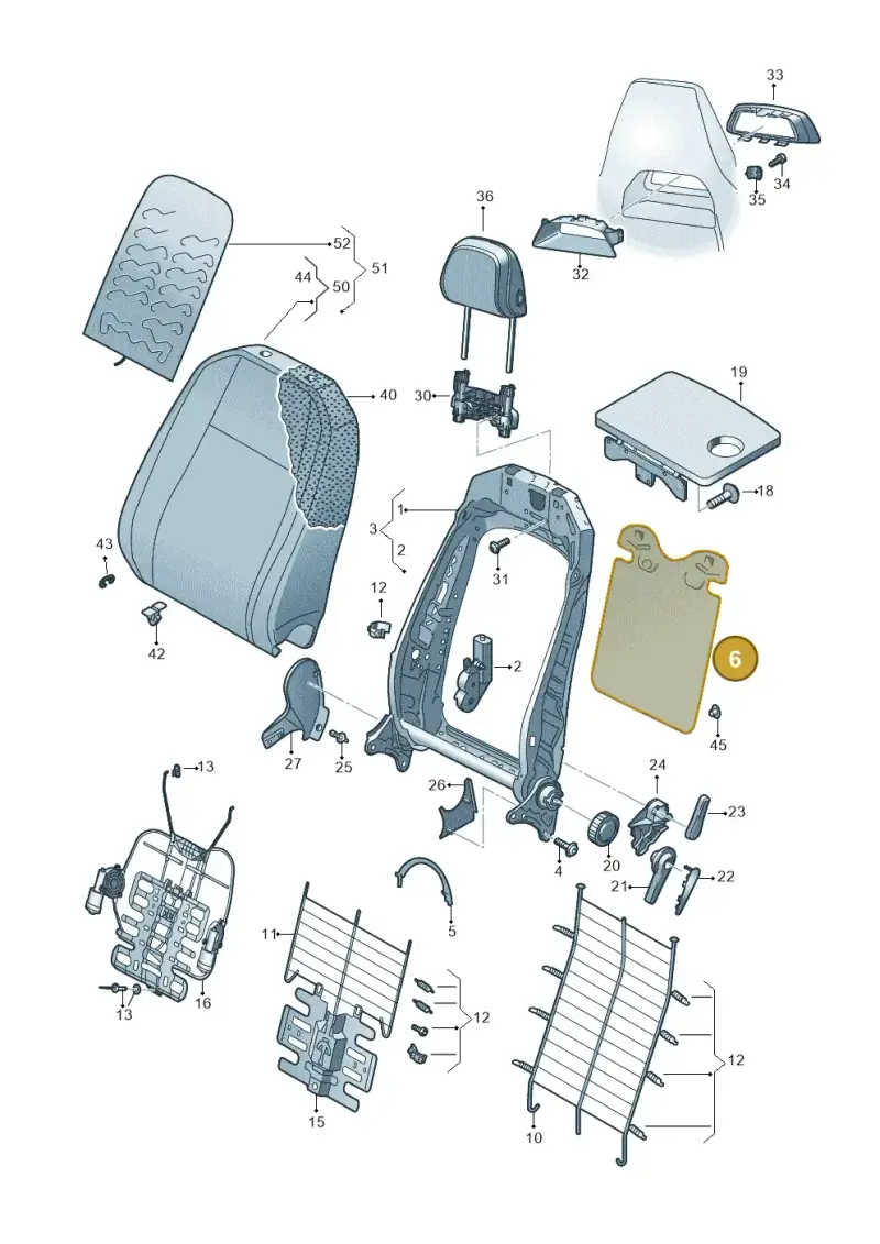 3C8881989 — Skoda Kodiaq (2018-2022) diagram 804881500, position 6
