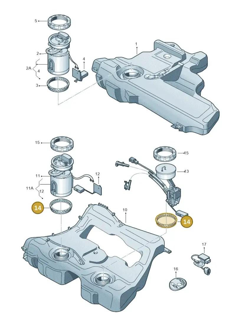 3D0919133 — Skoda Superb (2013-2015) diagram 419919310, position 14