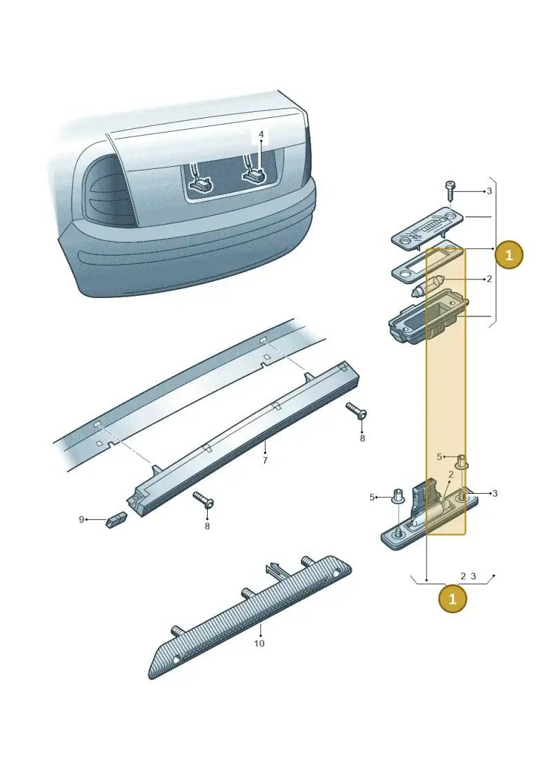 3D0943021A — Skoda Superb comfort (2008-2013) diagram 632943000, position 1