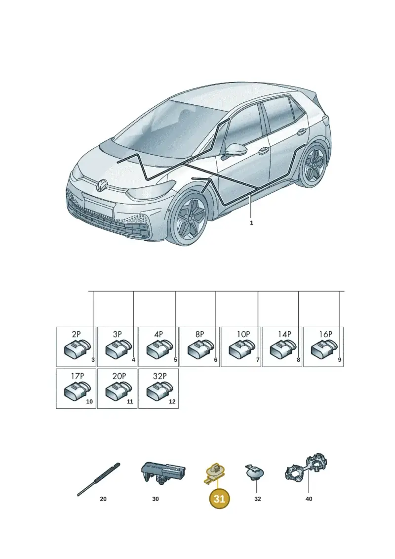 3D0971830F — Skoda Enyaq (2020-) diagram 10a972000, position 31