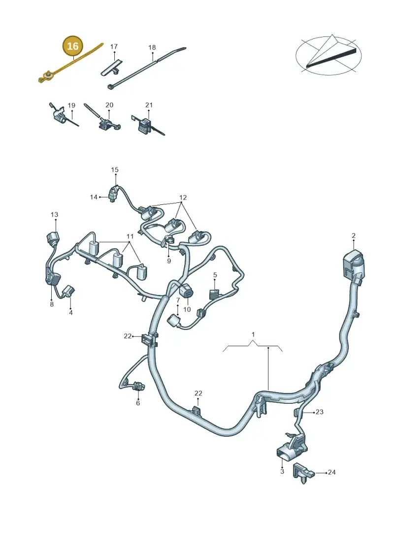 3D0971838 — Skoda Fabia (2021-) diagram 837971030, position 16
