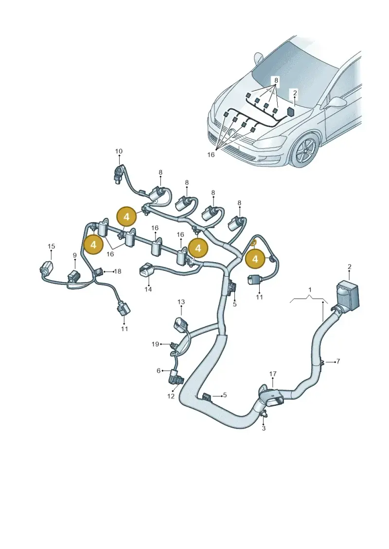 3D0971838N — Skoda Fabia (2021-) diagram 781971120, position 4
