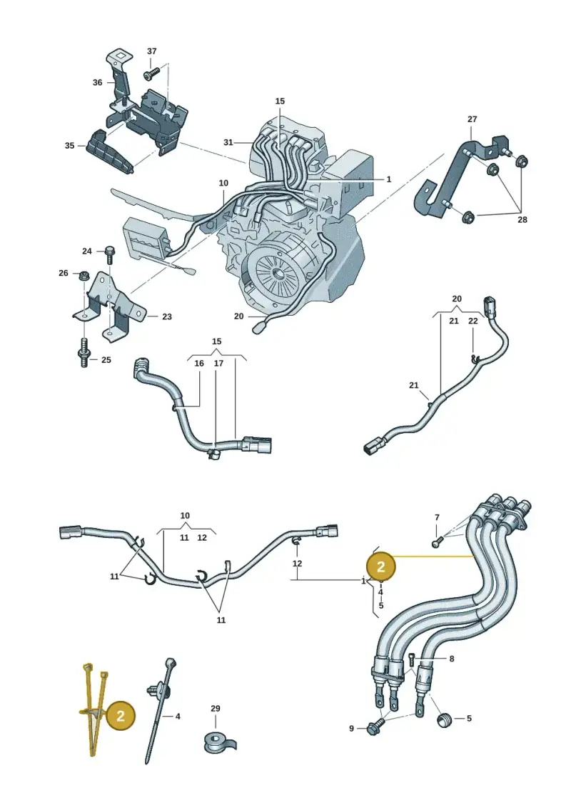 3D0971838Q — Skoda Kodiaq (2024-) diagram 57x970110, position 2