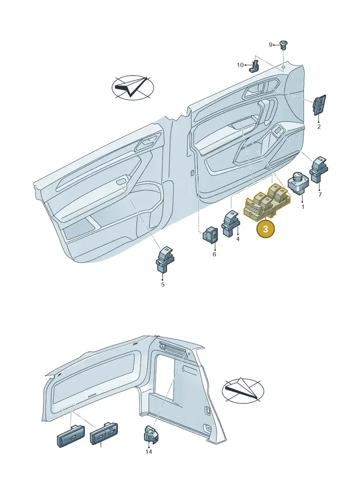 3G0959857CIHA — Skoda Kodiaq (2018-2022) diagram 884959060, position 3