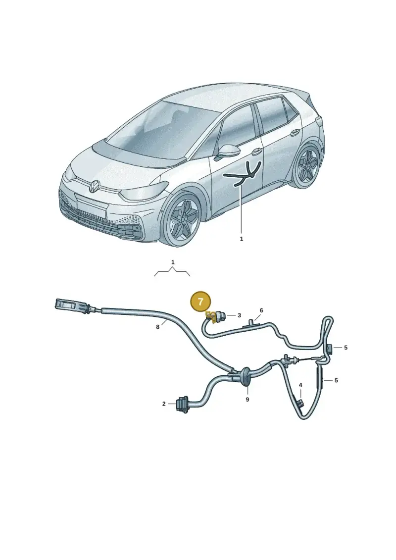 3G0973708A — Skoda Enyaq (2020-) diagram 10a972034, position 7