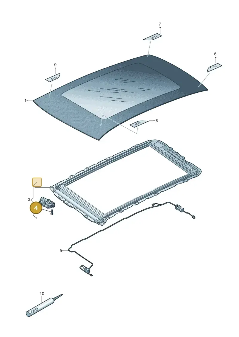 3G5877795 — Skoda Kamiq (2019-) diagram 584877020, position 4